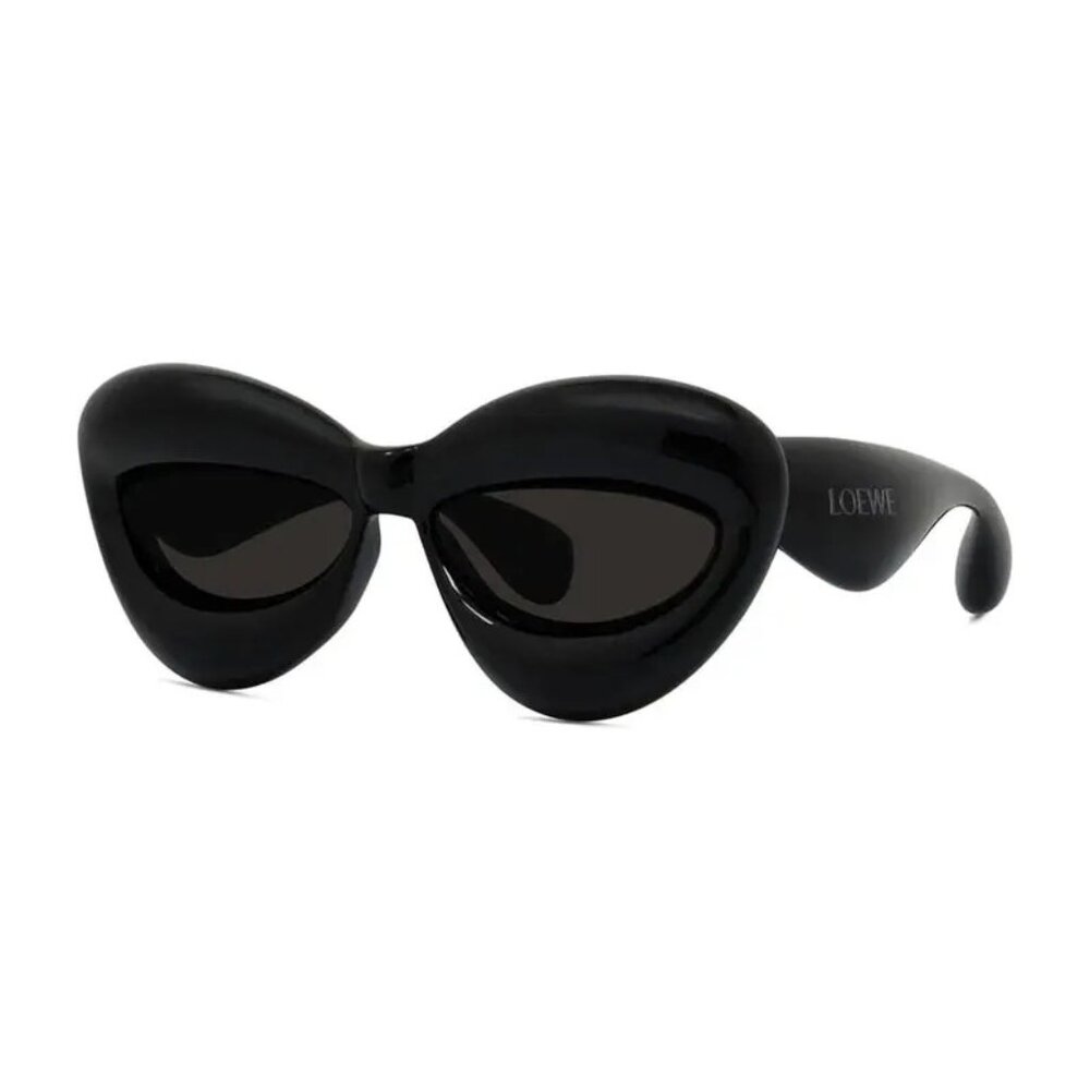 NEW LOEWE SUNGLASSES BLACK GREY WOMEN EYEWEAR LOEWE LW40097I 01A